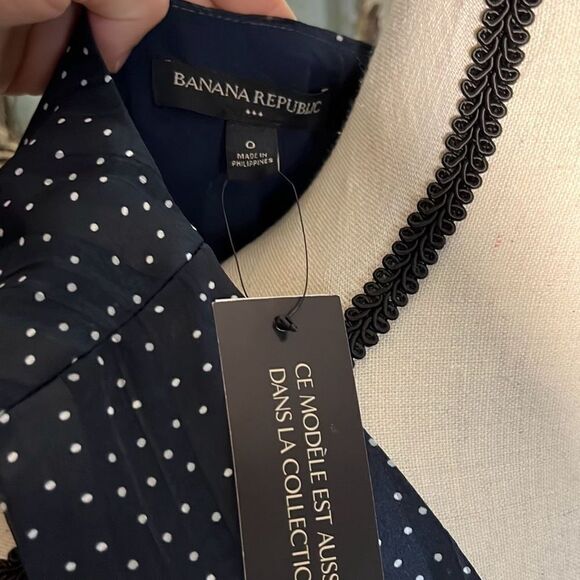 NWT Adorable Ruffled Polka Dot 50’s Inspired Dress by Banana Republic - Picture 10 of 12
